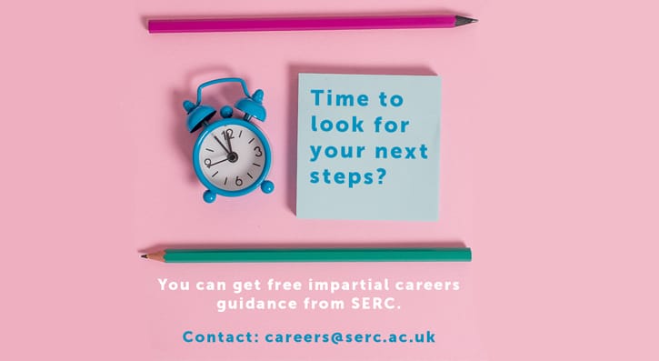 Summer 2020 is turning out to be somewhat different from what we were all thinking about a few months ago but students and parents are encouraged to focus on the future and talk to SERC’s Careers Service before receiving their results later this summer.